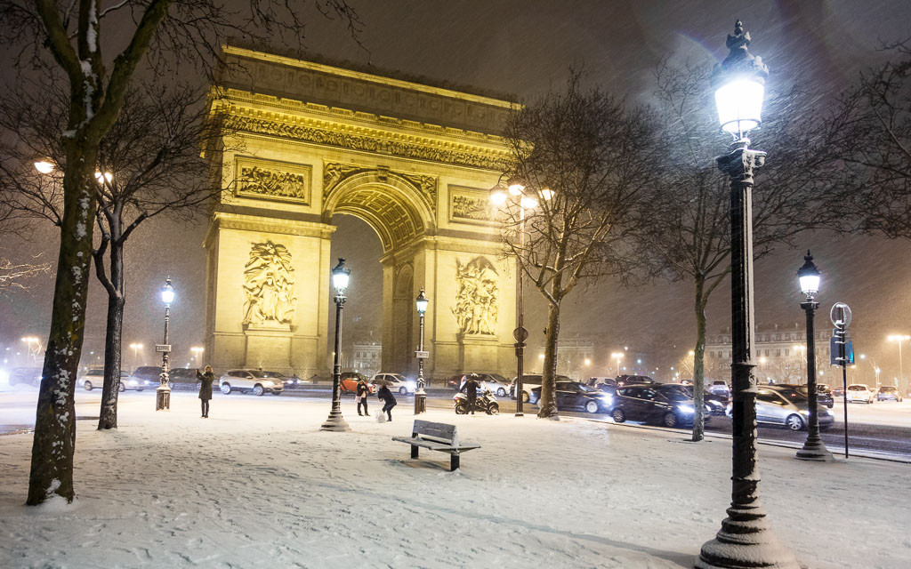 Profitez de Paris sous la neige