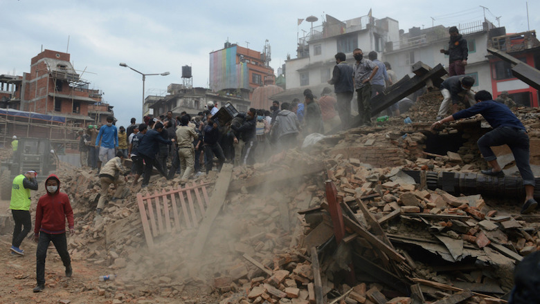 L’association humanitaire PUI a envoyé une équipe à Katmandou