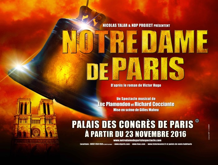 La comédie musicale Notre Dame de Paris de retour sur les scènes françaises !