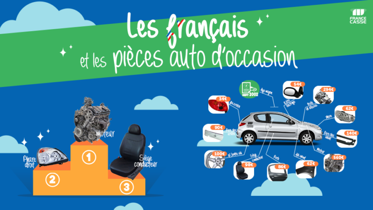 Infographie | Les pièces auto d’occasion en France